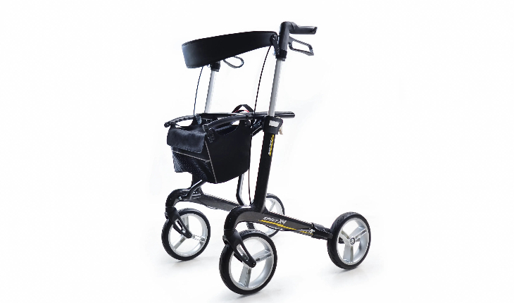 英科醫(yī)療助行器SPIRIT X4，碳纖維框架，易于折疊，多高度可選擇。